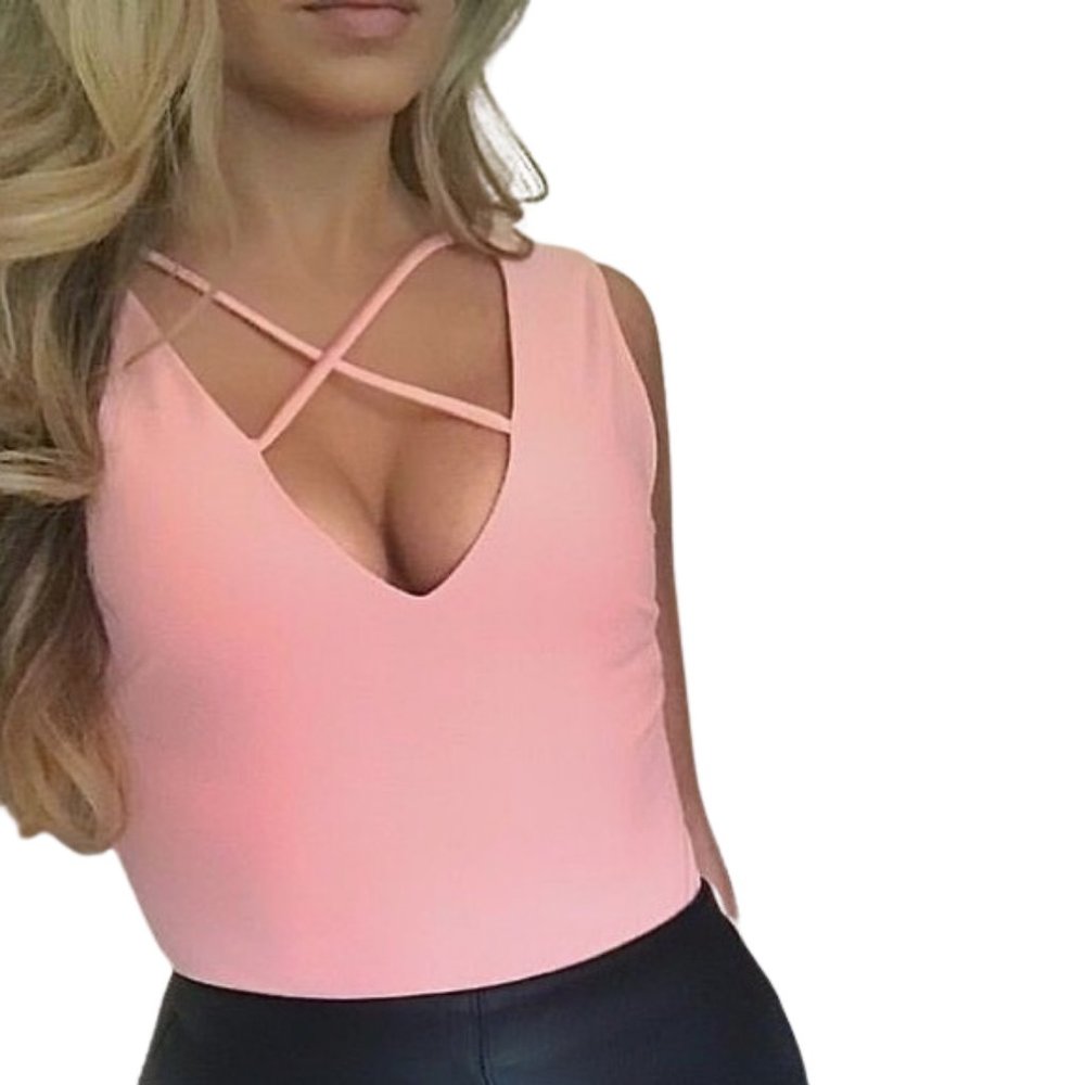 1L Left!! Stretchy, Peach Bodysuit - Picture 2 of 6